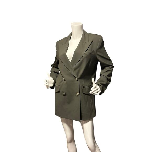 VERONICA BEARD Dickey Jacket Blazer Loden Green oversized New Small - Picture 6 of 10
